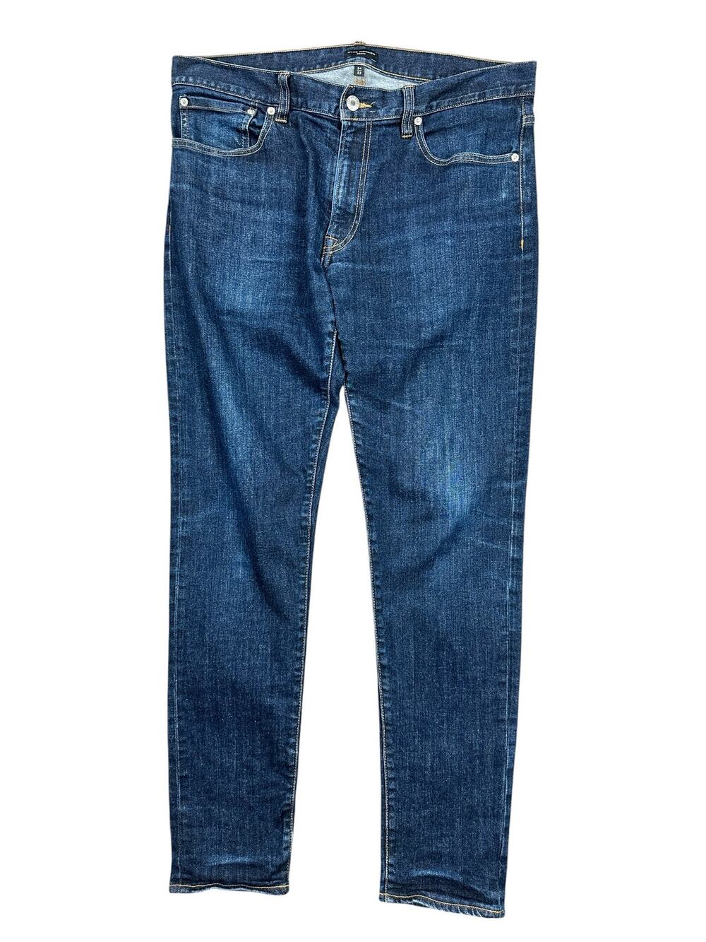 Club Monaco Super Slim Stretch Jeans Blue — Size 34x32